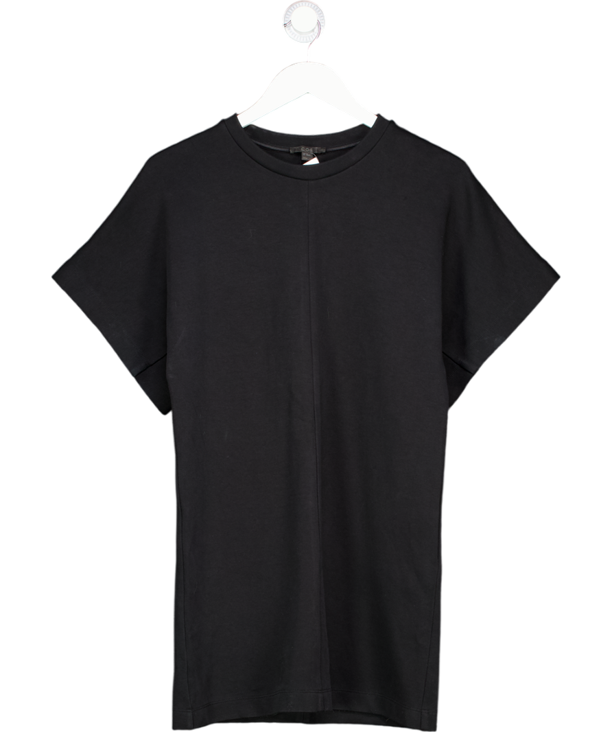 COS Black Short Sleeve Sweatshirt Dress UK XS