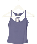 All For Mimi Blue Thin Strap Racerback Tank UK XS