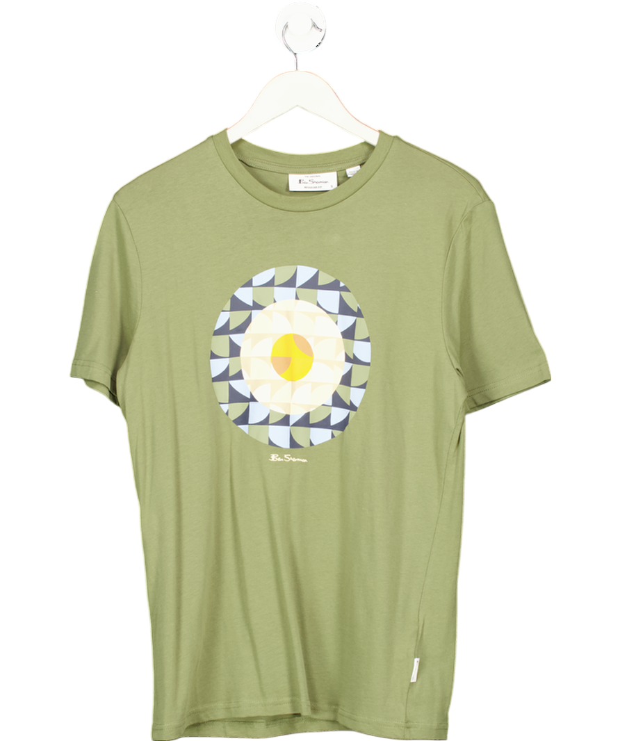 Ben Sherman Khaki Green Signature Target Tee In Win UK S