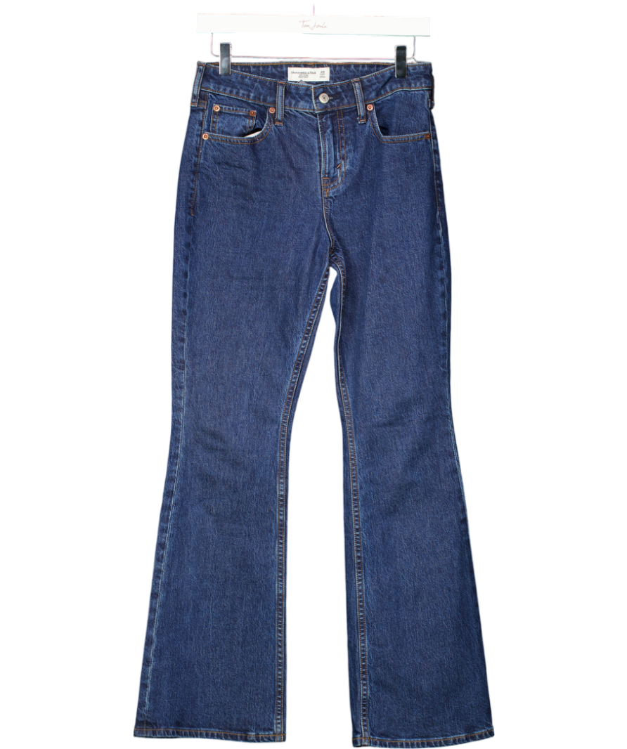 Abercrombie & Fitch Blue Mid Rise Bootcut Jean W25