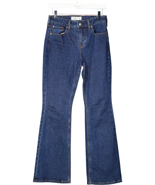 Abercrombie & Fitch Blue Mid Rise Bootcut Jean W25