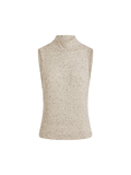 VARLEY Grey Fleck Camille Fitted Tank Top UK S