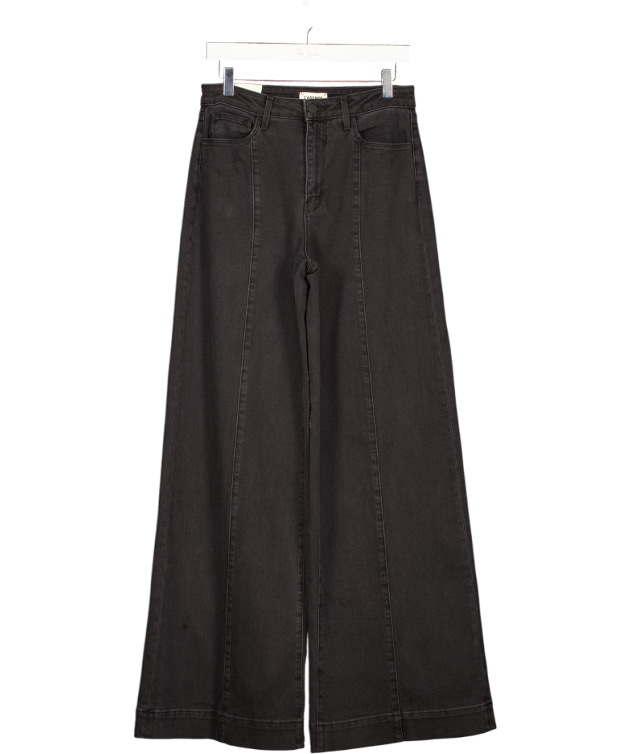 L'AGENCE Black High Rise Sandy Wide-leg Jean W27