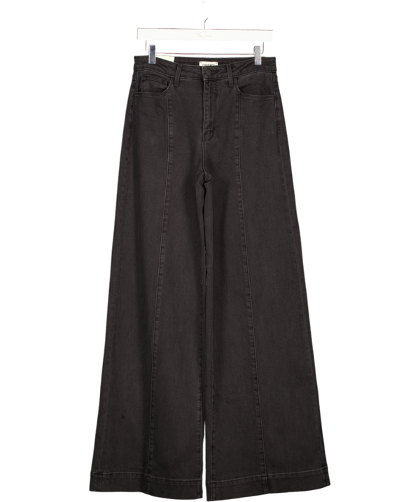 L'AGENCE Black High Rise Sandy Wide-leg Jean W27