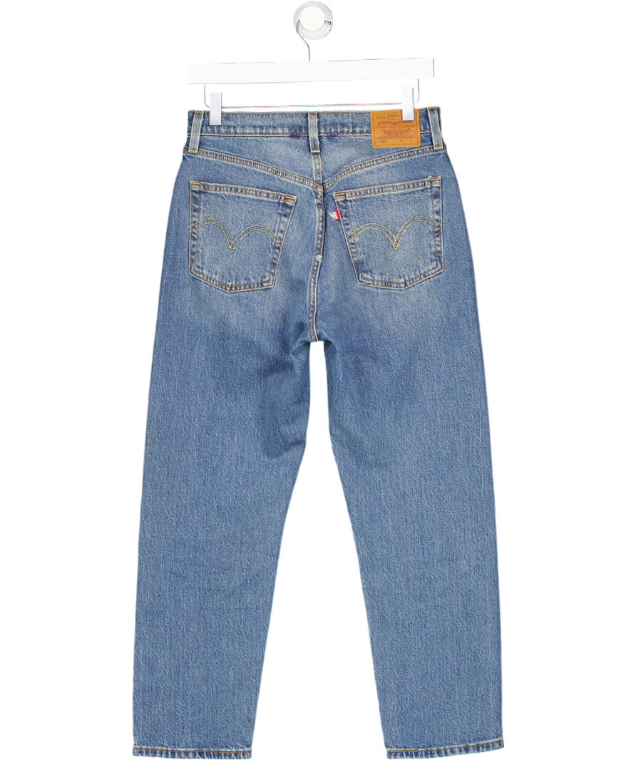 LEVI'S Originals 501 Mid Blue Cropstraight Leg  Jeans L26 W27