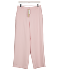 FOREVER NEW Baby Pink High Waist Wide Leg Trouser - Petite Fit UK 10