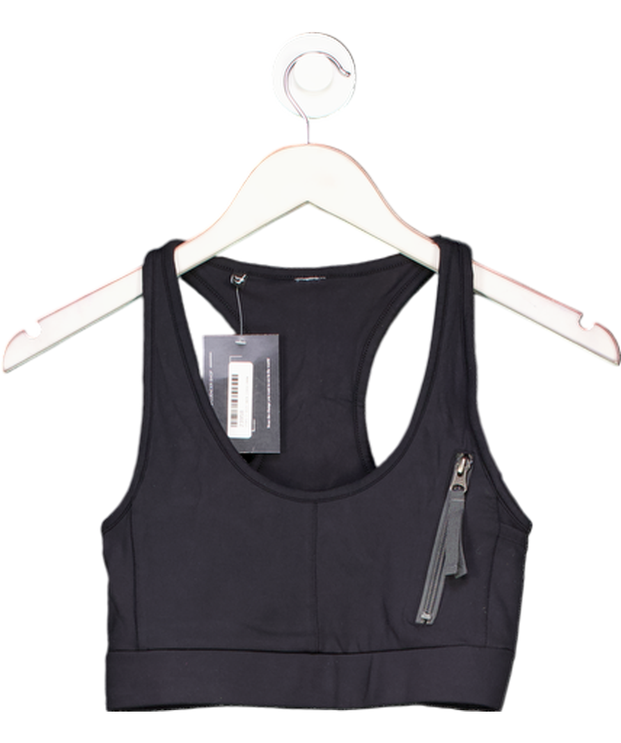 gymshark Black Running Sports Bra UK S/M