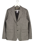 HOLLAND COOPER Black The Single Breasted Blazer Mono Herringbone UK 46" CHEST
