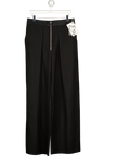 KHAITE Black Marine Wide-leg Trousers Us4 UK 8