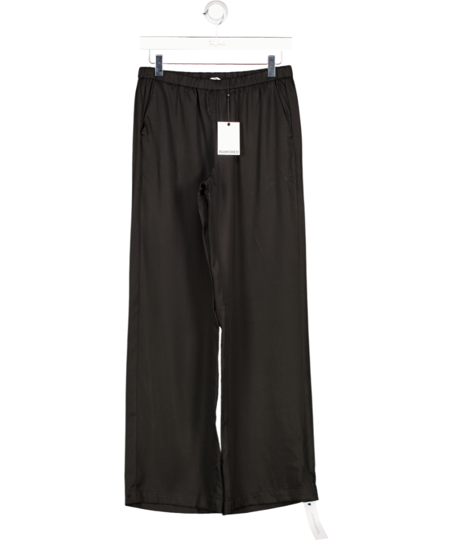 RUMORED Black Off Duty Trousers UK S