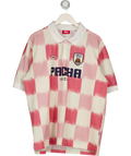 POMPEII X Pacha Football Shirt - Cream And Red UK L