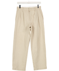 RIVER ISLAND Beige 100% Cotton Pleated Tailored Trouser UK 6
