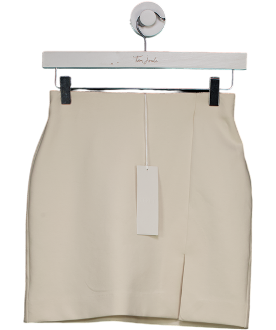 Arket Cream Cotton Blend Mini Skirt UK XS