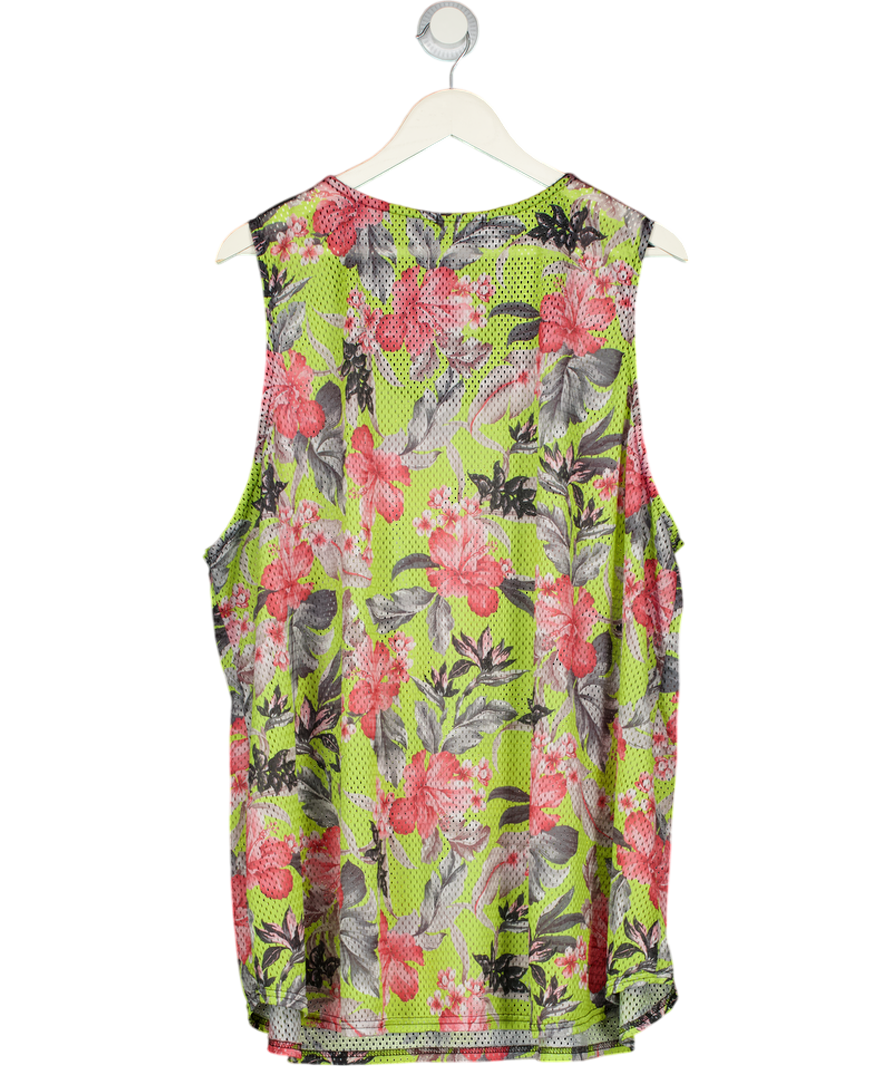 Limited Collection Yellow Floral Airtex Swing Top UK 30 - 32