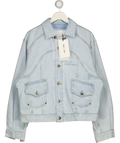 EMESTUDIOS Blue Eddy Pale Denim Boxy Jacket UK L
