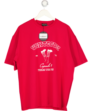 White Fox Red Capsule 9 Take It On Tour Oversized Tee UK L/XL