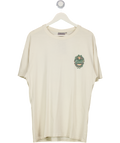 CERNUCCI Cream Beach Club Oversize Fit T-shirt UK S
