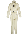 MY SUNDAY SKI Cream Sherpa Ski Suit - Cloud UK M