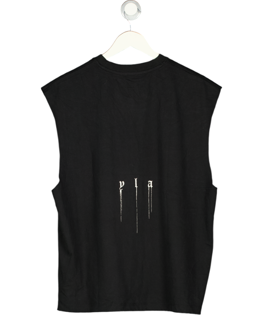 Young LA Black Oversized Blackletter Tank UK M