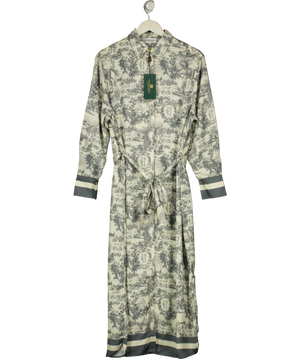 HOLLAND COOPER Riviera Shirt Dress Vintage Chateau Steel Blue UK S