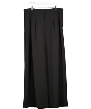 Mint Velvet Black Palazzo Wide Leg Trousers UK 18
