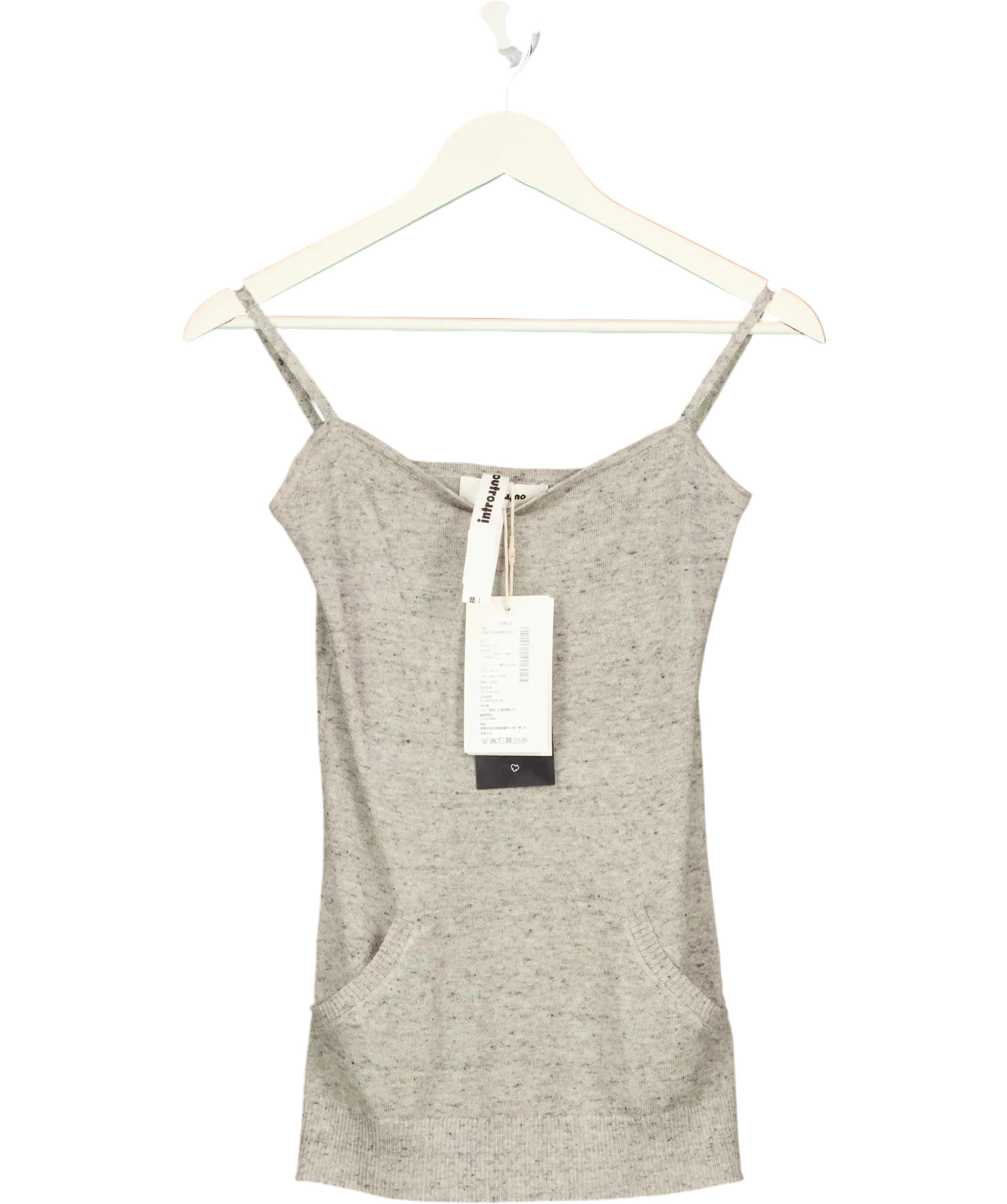 Intro & Outro Grey Cozy Tank Top UK S