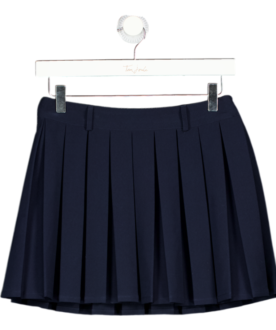 MESHKI Navy Blue Pleated Mini Skirt UK XS