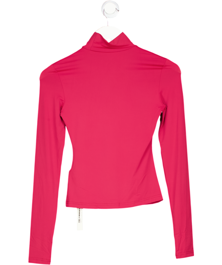 Commense Red Seamless Long Sleeve Top UK XS