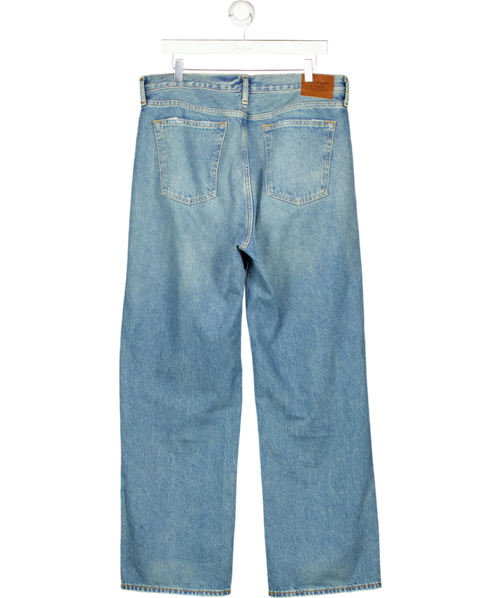 Abercrombie & Fitch Blue Rigid Denim Baggy Jean W34