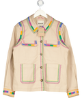 BODEN Beige Embroidered Utility Jacket Camel UK 8