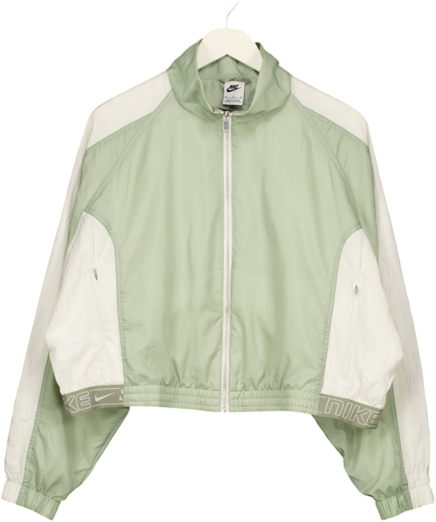 NIKE Green Sportswear Womens Woven Jacket UK XL