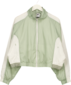 NIKE Green Sportswear Womens Woven Jacket UK XL