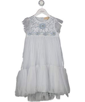 TUTU DU MONDE Baby Blue Embellished Tulle Dress 6 Years