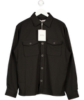 Icon Amsterdam Black The Dante Overshirt UK L