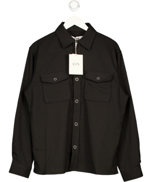 Icon Amsterdam Black The Dante Overshirt UK L