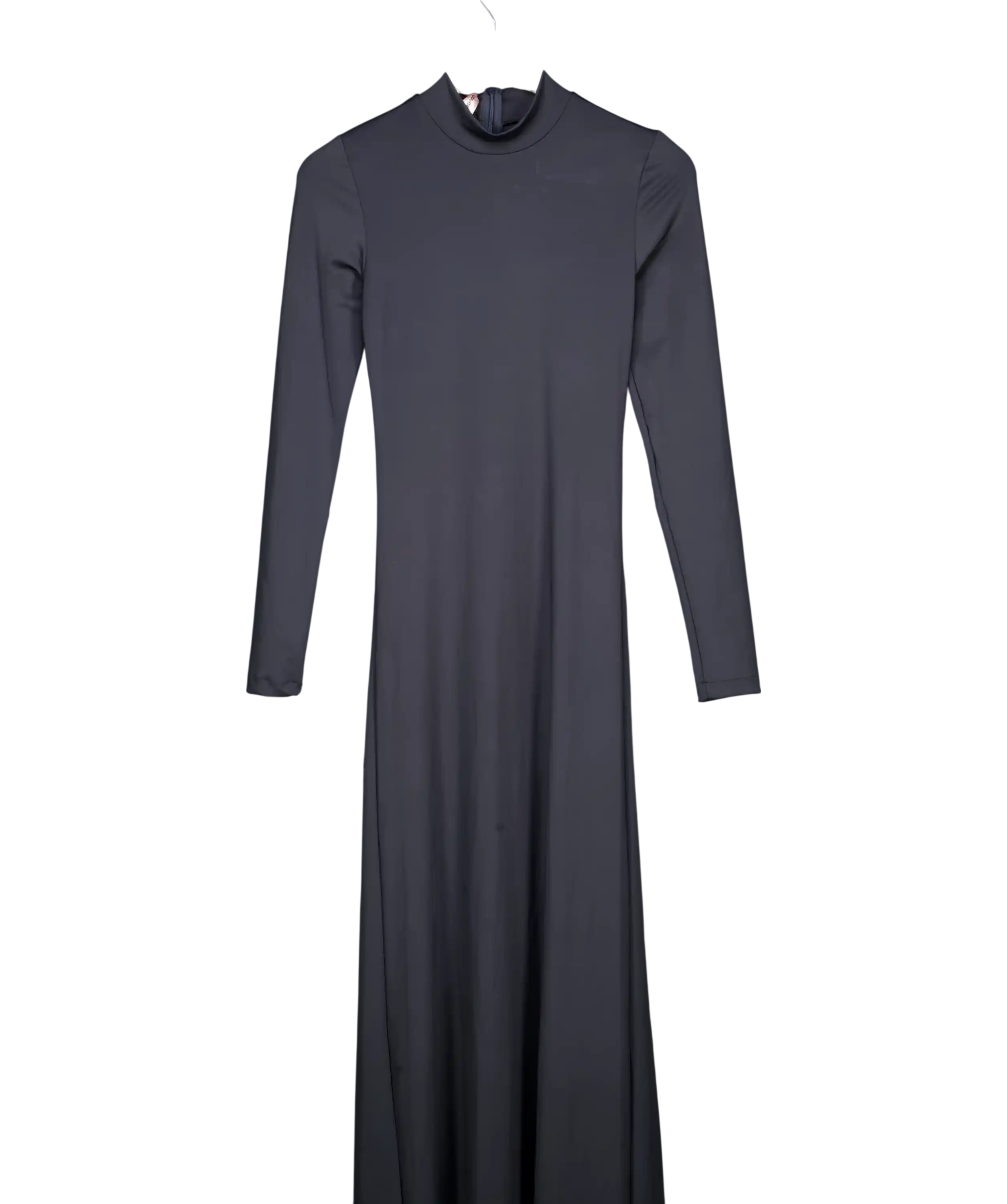 OW COLLECTION Charcoal Grey Celia Maxi Dress UK 10