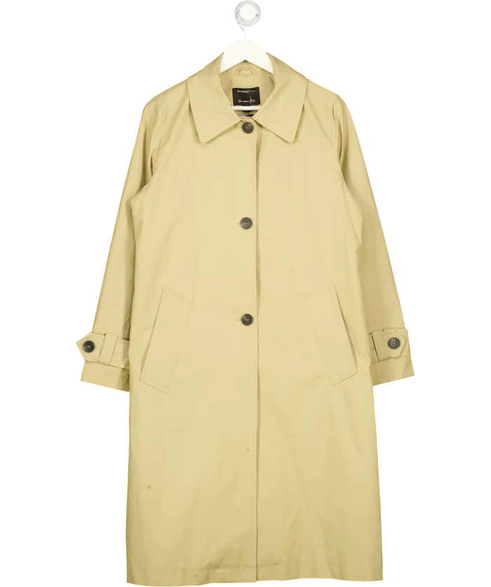 River Island Beige Single Breasted Trench Coat UK 10