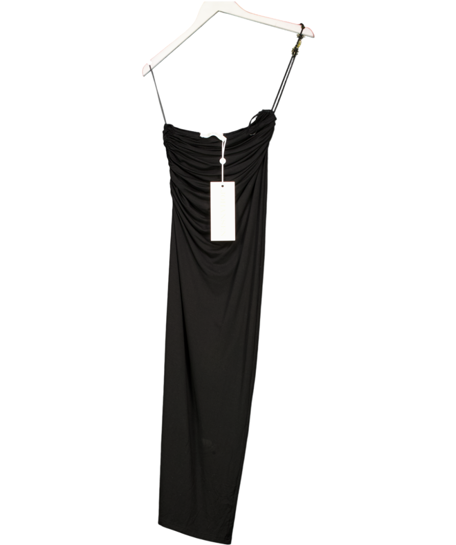 JOHANSEN Black Embellished Samara Maxi Skirt UK XS