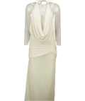 White Fox White Maxi Dress UK M