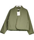 Lounge Underwear Green Cocoon Puffer Coat UK 8