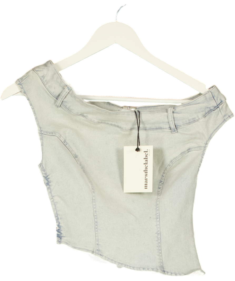 Mars the Label Blue The Rosalie Top UK 8