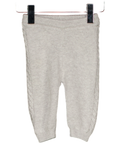 Mori Baby Grey Cable Knit Joggers 0-3 Months