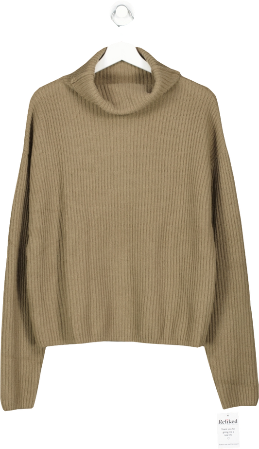 H&M Brown Chunky Roll Neck UK S