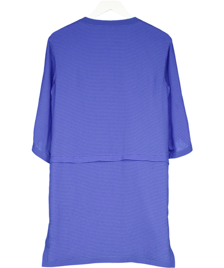 Karen Millen Ltd.edition Oriental Embroidered Beaded Cobalt Blue Mini Dress UK 10