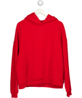 khy Red Oversize Fleece Hoodie UK M