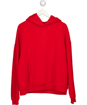 khy by Kylie Jenner Red Oversize Fleece Hoodie UK M