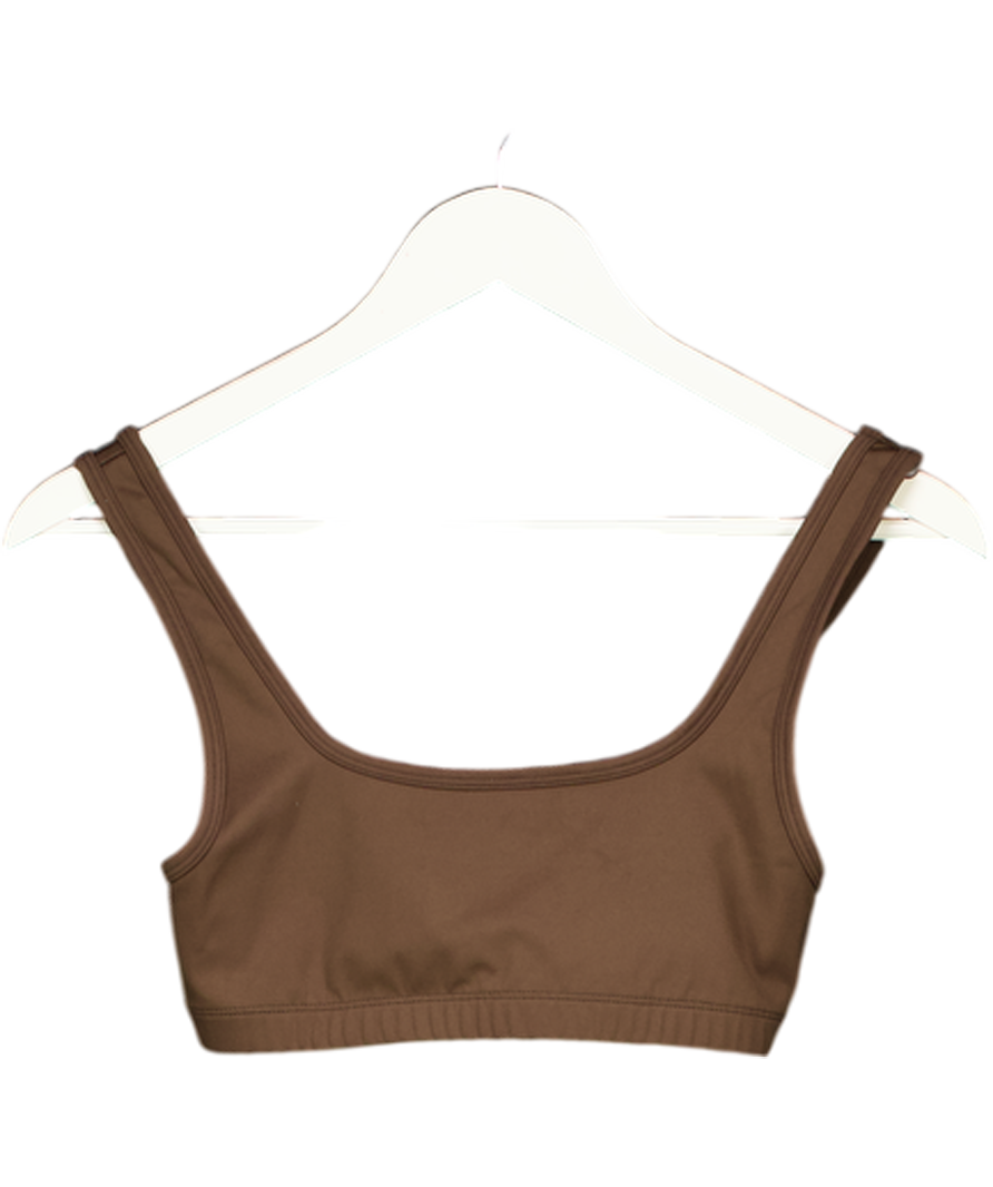 VEHLA Brown Sports Bra - Choc UK S