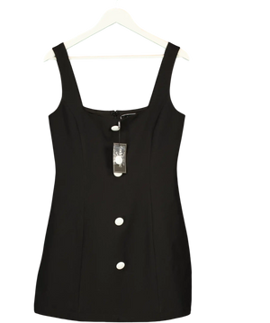 Odd Muse Exclusive Muse No. 4 Black Button Mini Dress UK M