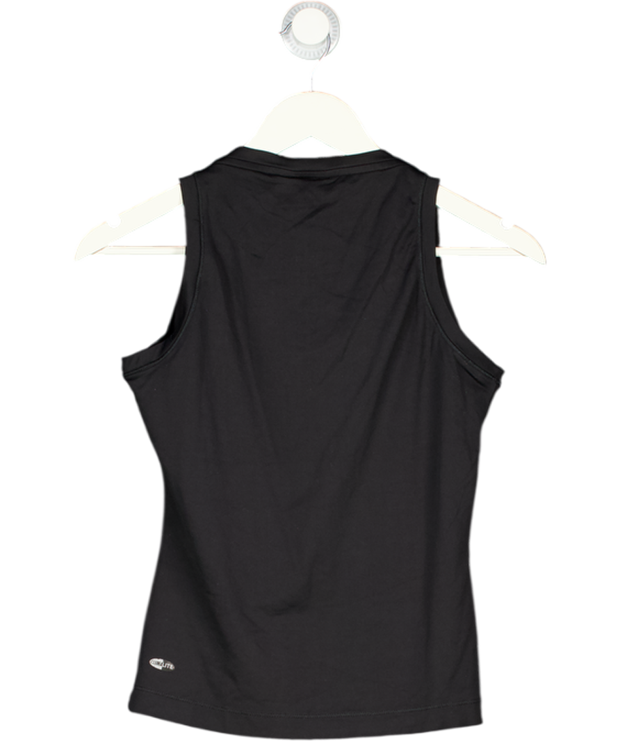 adidas Black V-neck Sleeveless Tank Top UK 12