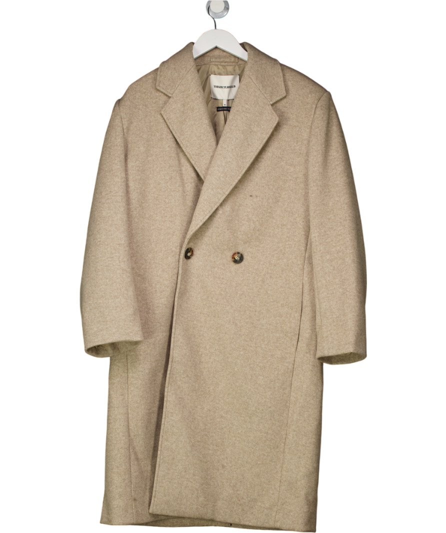 The Couture Club Beige Longline Overcoat UK M